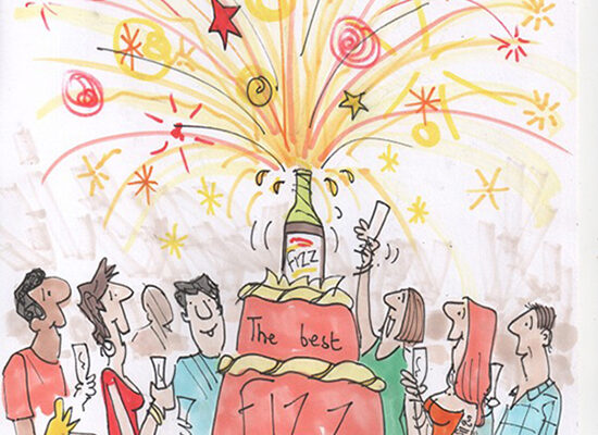Easy Weekday Fizz Cartoon
